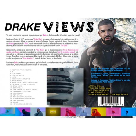 Views Drake CD - Envío Gratuito