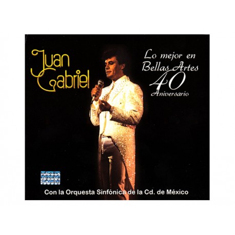 Sony Music Juan Gabriel Lo Mejor en Bellas Artes 40 Años CD DVD - Envío Gratuito