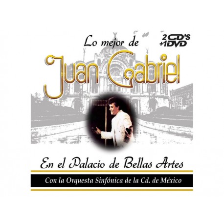 Sony Music Juan Gabriel Lo Mejor de Juan Gabriel en el Palacio de Bellas Artes CD DVD - Envío Gratuito
