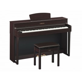 Piano Digital Yamaha CLP635RSET café obscuro - Envío Gratuito