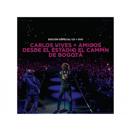 Desde el Estadio El Campín de Bogotá Carlos Vives CD + DVD - Envío Gratuito