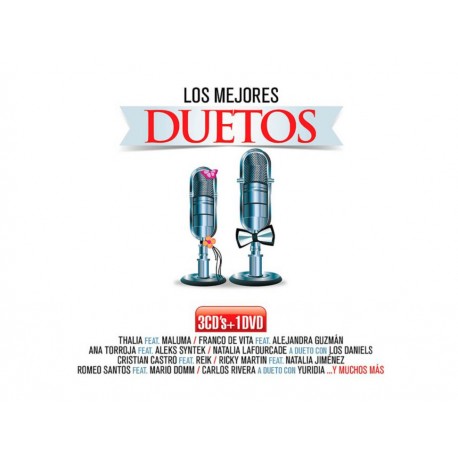Los Mejores Duetos 3 CDS + 1 DVD - Envío Gratuito