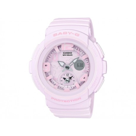 Casio Traveler BGA-190BC-4BCR Reloj para Dama Color Rosa Pastel - Envío Gratuito