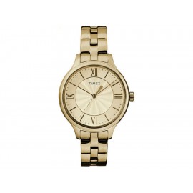 Timex Peyton TW2R28100 Reloj para Dama Color Oro - Envío Gratuito