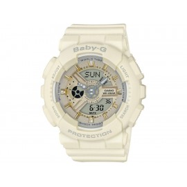 Casio Gold Accents BA-110GA-7A2CR Reloj para Dama Color Beige claro - Envío Gratuito