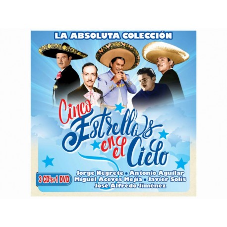 La Absoluta Colección Cinco Estrellas 3CDS+DVD - Envío Gratuito