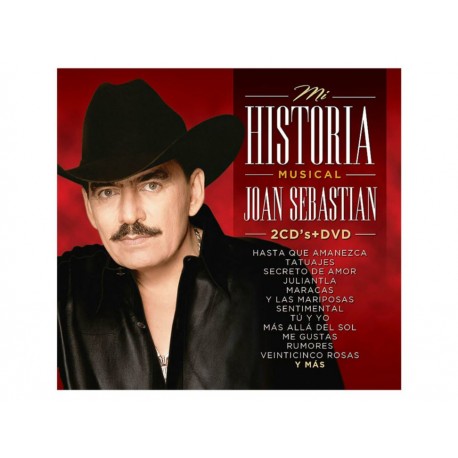 Mi Historia Musical Joan Sebastian 2CD+DVD - Envío Gratuito