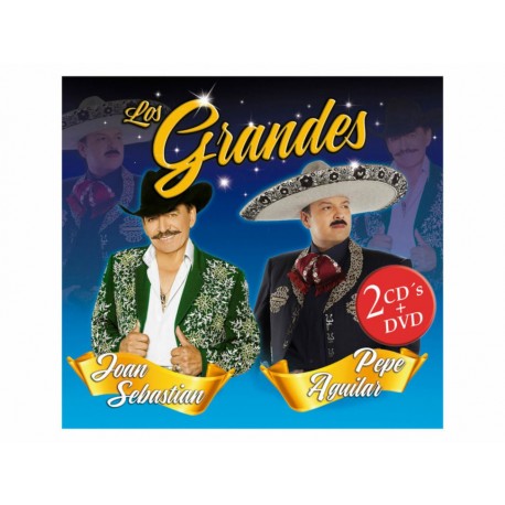 Los Grandes Pepe Aguilar y Joan Sebastian 2 CDS + DVD - Envío Gratuito