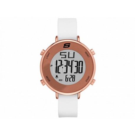 Skechers Skinny Silicone St SR6066 Reloj para Unisex Color Blanco - Envío Gratuito