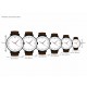 Fossil Tailor ES4006 Reloj para Dama Color Café Claro - Envío Gratuito