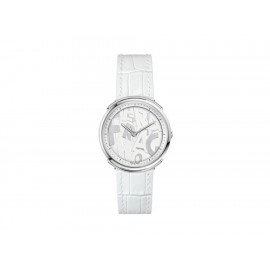 Reloj para dama Salvatore Ferragamo Logomania LOGOMANIA01 blanco - Envío Gratuito