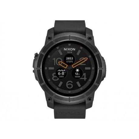 Reloj smartwatch unisex Nixon Mission A1167-001 negro - Envío Gratuito