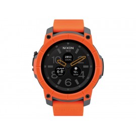 Reloj smartwatch unisex Nixon Mission A1167-2658 naranja - Envío Gratuito