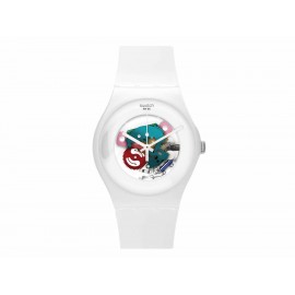 Swatch Originals SUOW100 Reloj Unisex Color Blanco - Envío Gratuito