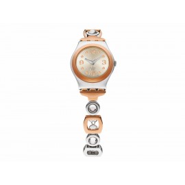 Swatch Irony YSS234G Reloj para Dama Color Plata/Oro Rosa - Envío Gratuito