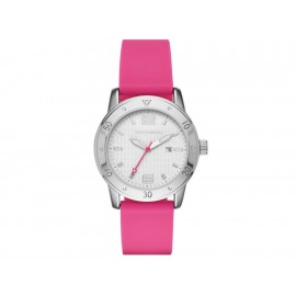 Skechers Women's Textured Dial Silicone SR6050 Reloj para Dama Color Fiusha - Envío Gratuito