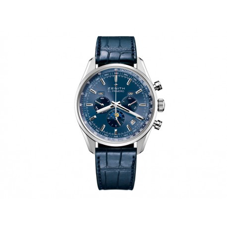 Zenith El Primero 03.2097.410/51.C700 Reloj para Caballero Color Azul - Envío Gratuito