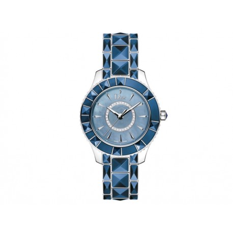 Dior Dior Christal CD143117M001 Reloj para Dama Color Azul - Envío Gratuito
