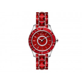 Dior Dior Christal CD143111M001 Reloj para Dama Color Rojo - Envío Gratuito