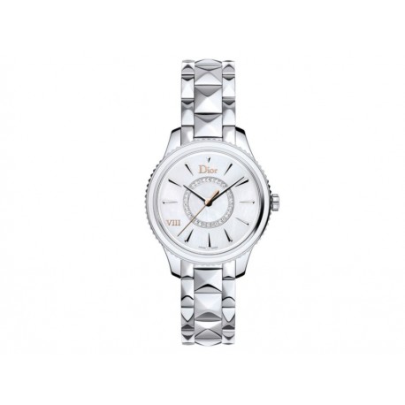 Dior Dior VIII Montaigne CD152110M004 Reloj para Dama Color Gris Acero - Envío Gratuito