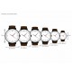 Reloj para caballero Skechers Large Tonal SR5008 negro - Envío Gratuito