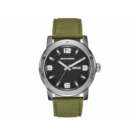 Reloj para caballero Skechers Neutral Canvas Strap SR5089 verde - Envío Gratuito