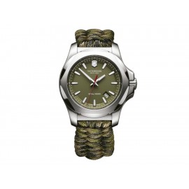 Victorinox I.N.O.X. Paracord 241727.1 Reloj Fino para Caballero Color Verde - Envío Gratuito