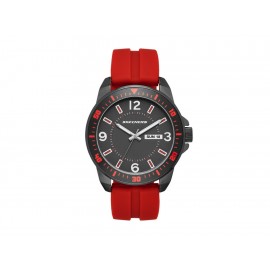 Skechers Aluminum Bezel Silicone SR5079 Reloj para Caballero Color Rojo - Envío Gratuito