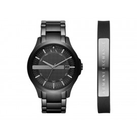 Armani Exchange Hampton AX7101 Reloj para Caballero Color Negro - Envío Gratuito