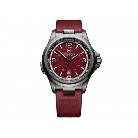 Victorinox Night Vision 241717 Reloj Fino para Caballero Color Rojo - Envío Gratuito