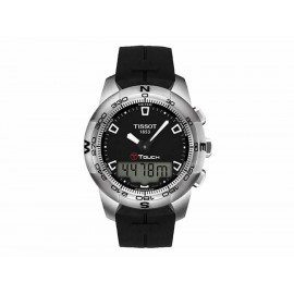 Tissot T-Touch T0474201705100 Reloj para Caballero Color Negro - Envío Gratuito