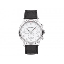 Montblanc Tradition Chronograph 114339 Reloj para Caballero Color Negro - Envío Gratuito