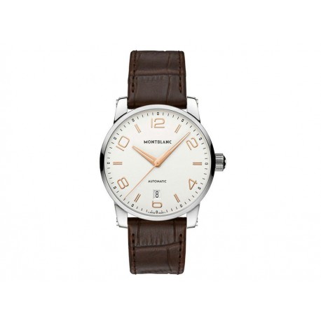 Reloj para caballero Montblanc Timewalker 110340 café - Envío Gratuito