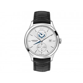 Reloj unisex Montblanc Heritage Chronométrie Dual Time 112540 negro - Envío Gratuito