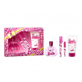 Barbie Fragancia Edt 100Ml Gel De Ducha 150Ml Lipgloss - Envío Gratuito