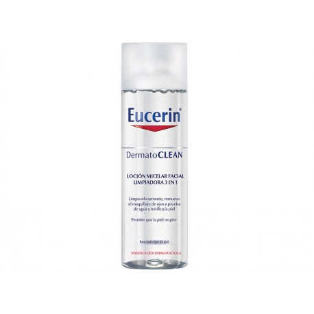 Loción micelar facial limpiadora Eucerin DermatoClean 200 ml - Envío Gratuito