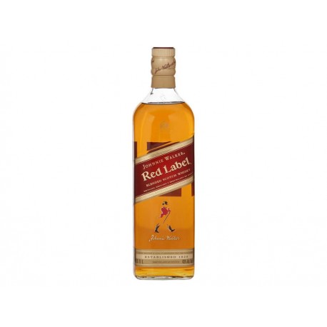 Caja de Whisky Johnnie Walker Red Label 1 Litro - Envío Gratuito