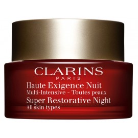 Crema nocturna facial Clarins Super Restorative Night 50 ml - Envío Gratuito