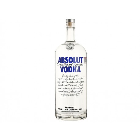 Vodka Absolut Azul 4.5 litros - Envío Gratuito