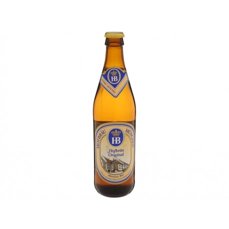 Paquete de 6 Cervezas Original Hb Hofbräu München 500 ml - Envío Gratuito