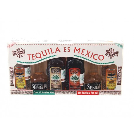 Tequila es México con 10 Botellines - Envío Gratuito